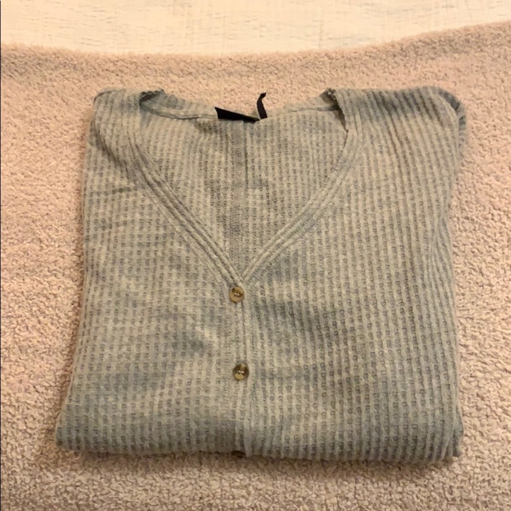 Out From under urban outfitters grey waffle knit
